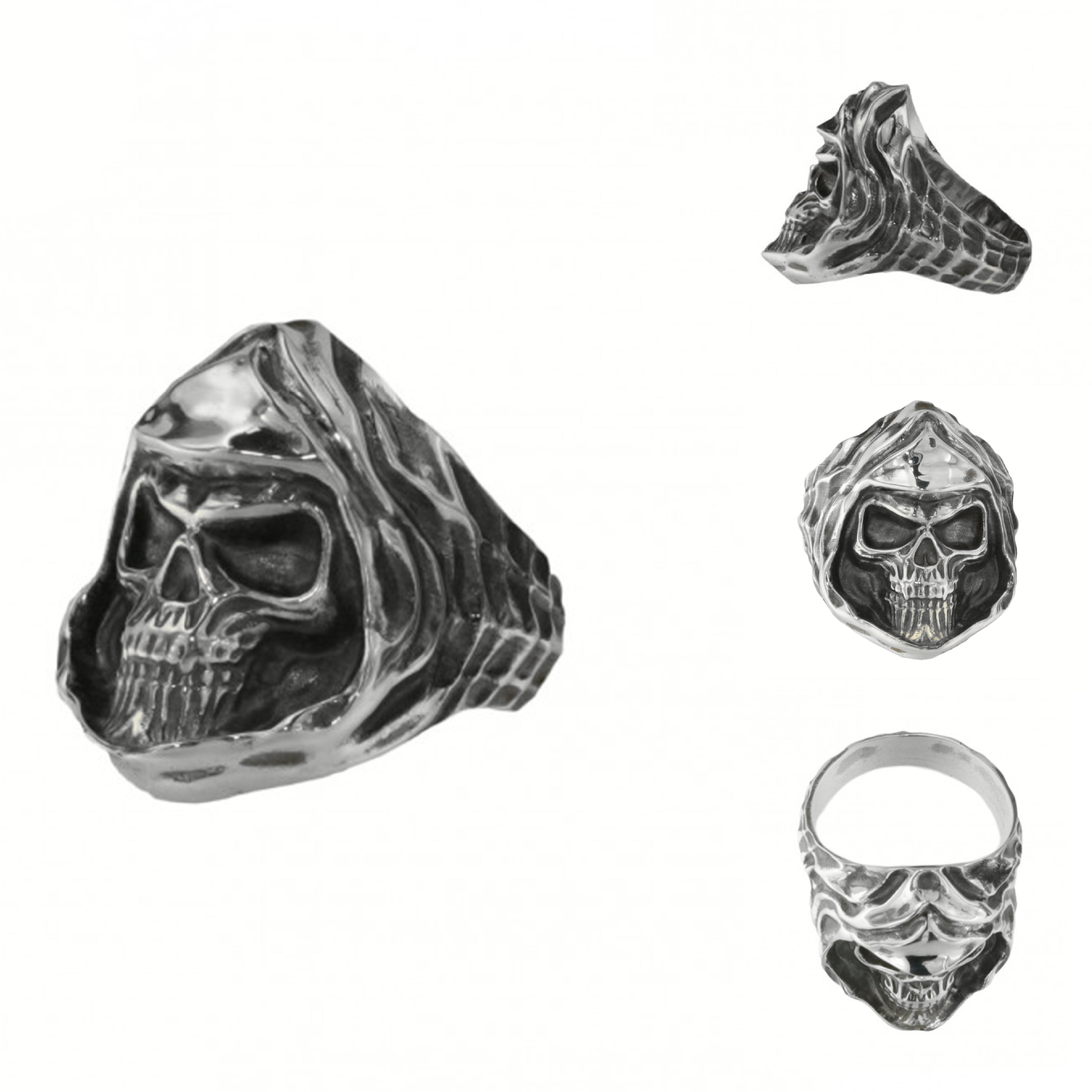 Inel Argint 925 Death Skull