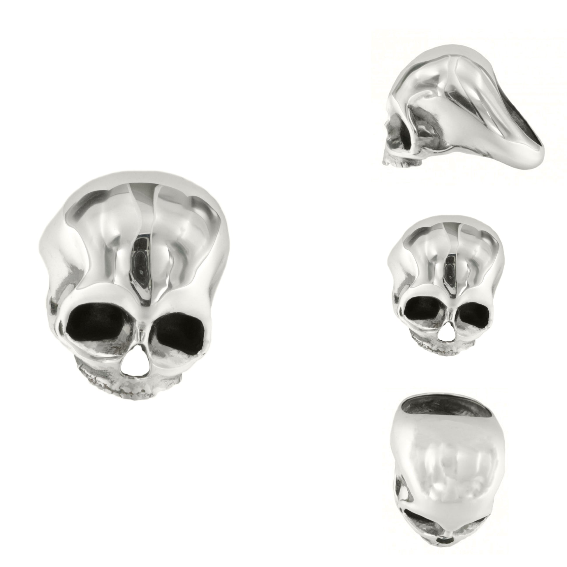 Inel Argint 925 Smooth Skull