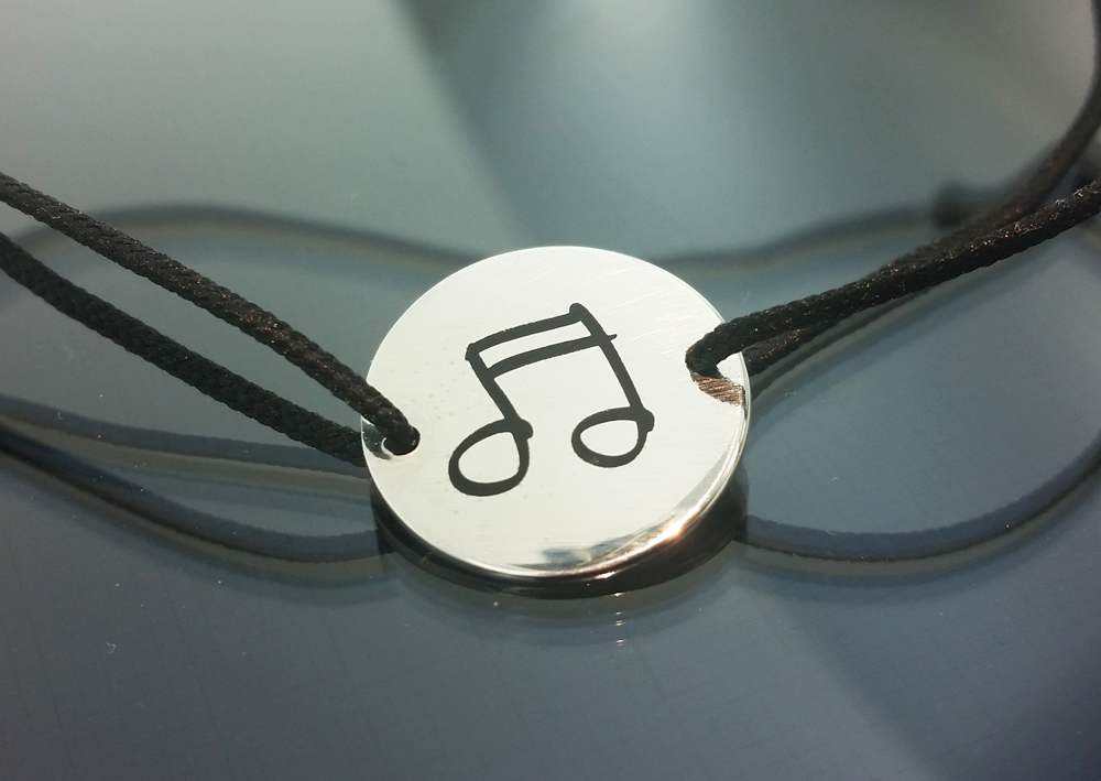 Bratara Note Muzicale - argint 925
