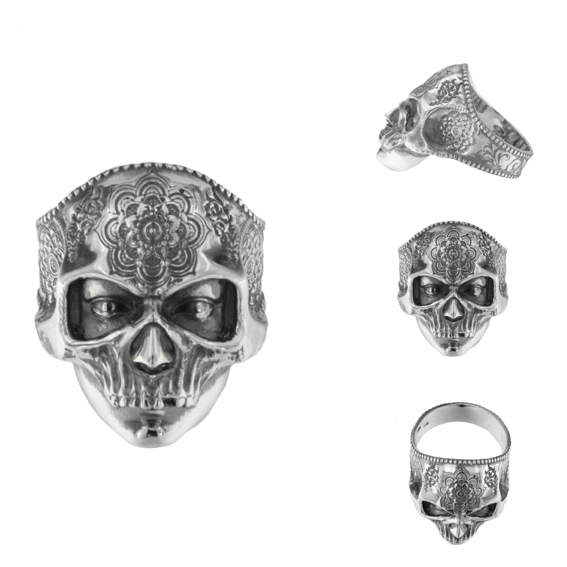 Inel Argint 925 Muertos Skull