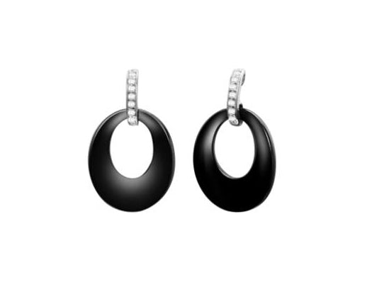 Cercei Colectie Ceramica Argint 925 Petala si Zirconii