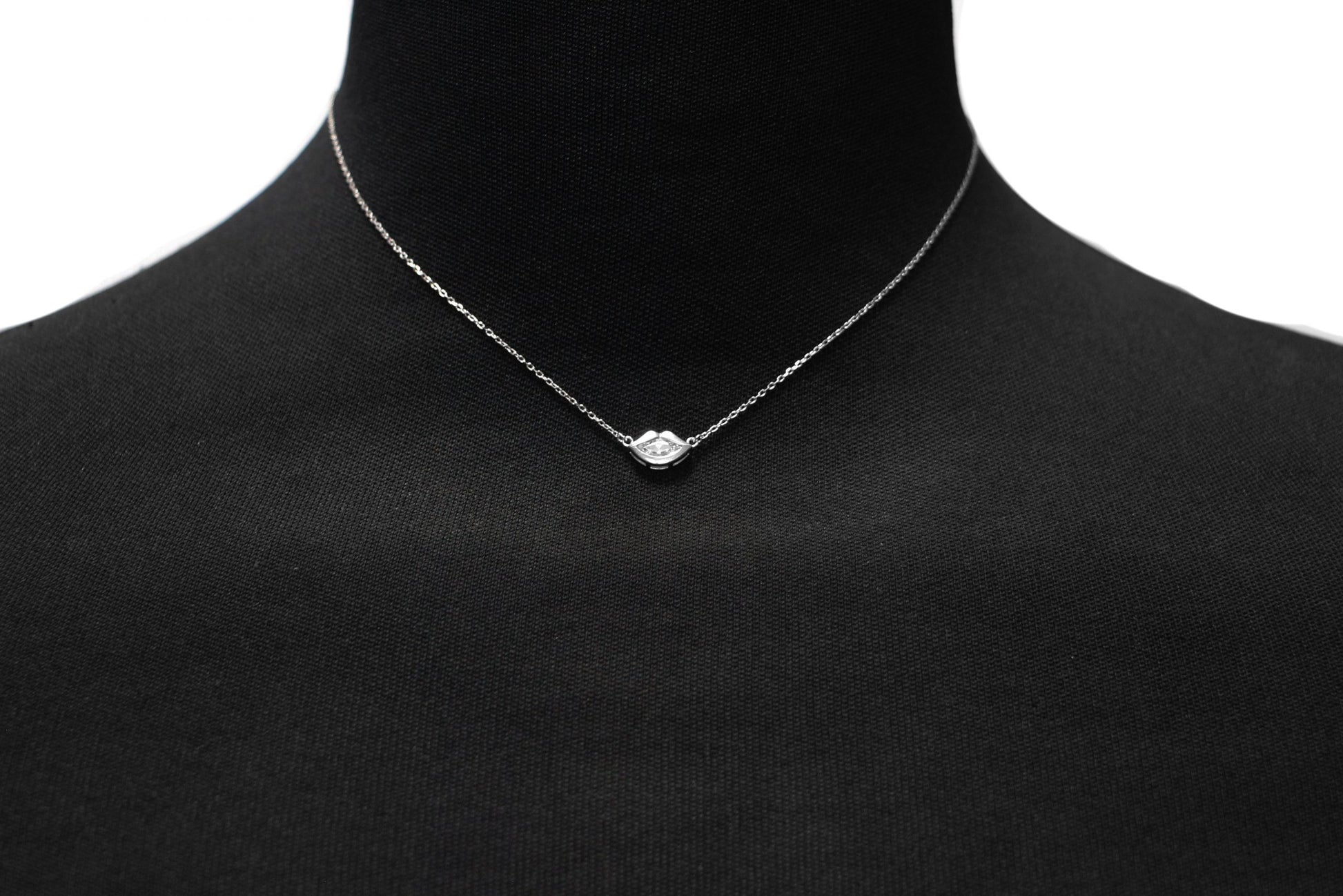 Lantisor cu Pandantiv Argint 925 Buze cu Zirconiu