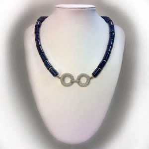 Colier cu pietre lapis lazuli 