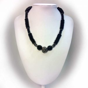 Colier cu pietre onix 