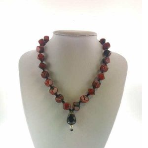 Colier cu pietre onix si ochi de tigru